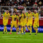 Skuad Persebaya Surabaya merayakan kemenangan 2-0 atas Malut United di ajang BRI Super League.