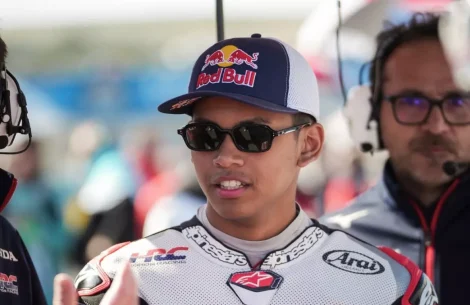 Veda Ega Pratama menunjukkan fokus tinggi menjelang seri Moto3 Prancis 2026, bertekad raih podium perdana.
